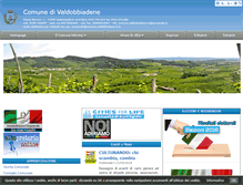 Tablet Screenshot of comune.valdobbiadene.tv.it